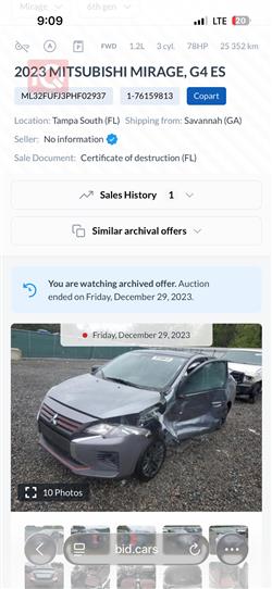 Mitsubishi Mirage G4